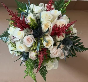 arreglo floral hecho por Vivero el Disco en Roa