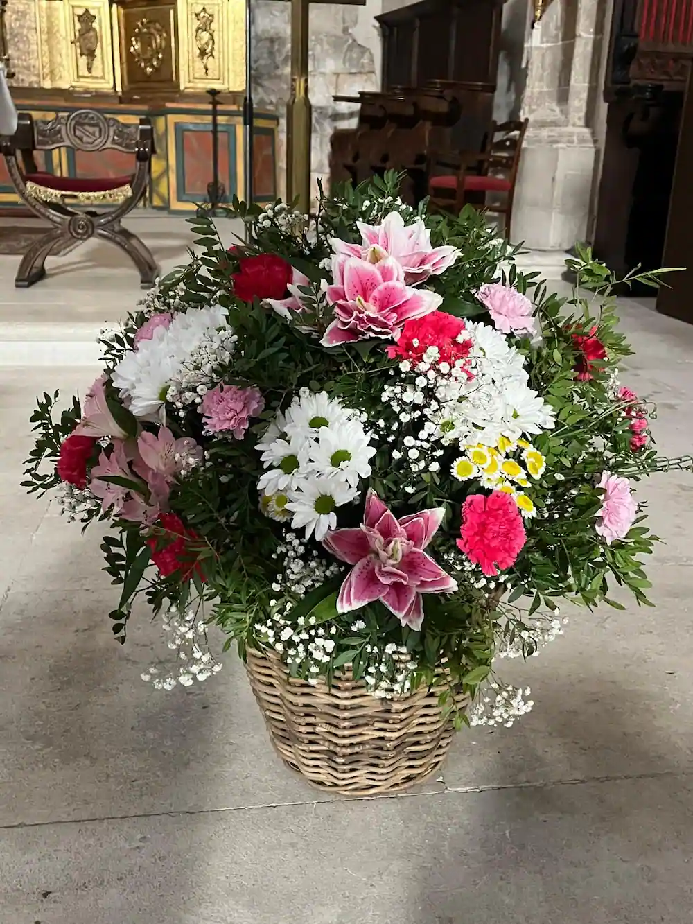 arreglo floral hecho por Vivero el Disco en Roa