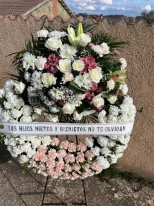 arreglo floral hecho por Vivero el Disco en Roa
